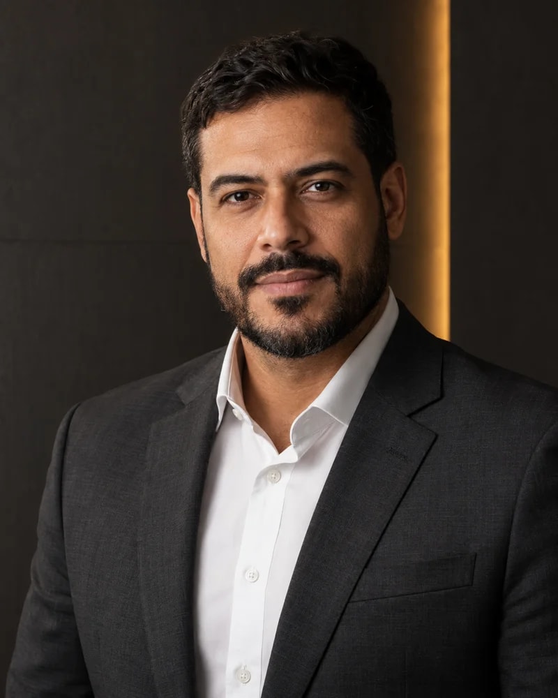 Retrato demonstrativo de Gustavo Menezes